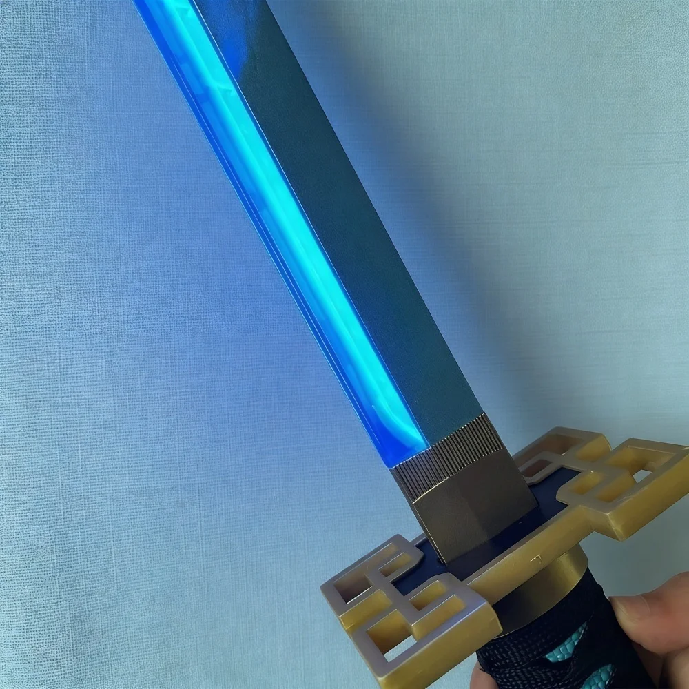 40inch Demon Slayer Tanjirou Katana Sword LED Mist Wood Vapor Original Sabre Schwert Vapour Cosplay Accessories Prop Toy Gift 40inch Demon Slayer Tanjirou Katana Sword LED Mist Wood Vapor Original Sabre Schwert Vapour Cosplay Accessories Prop Toy Gift