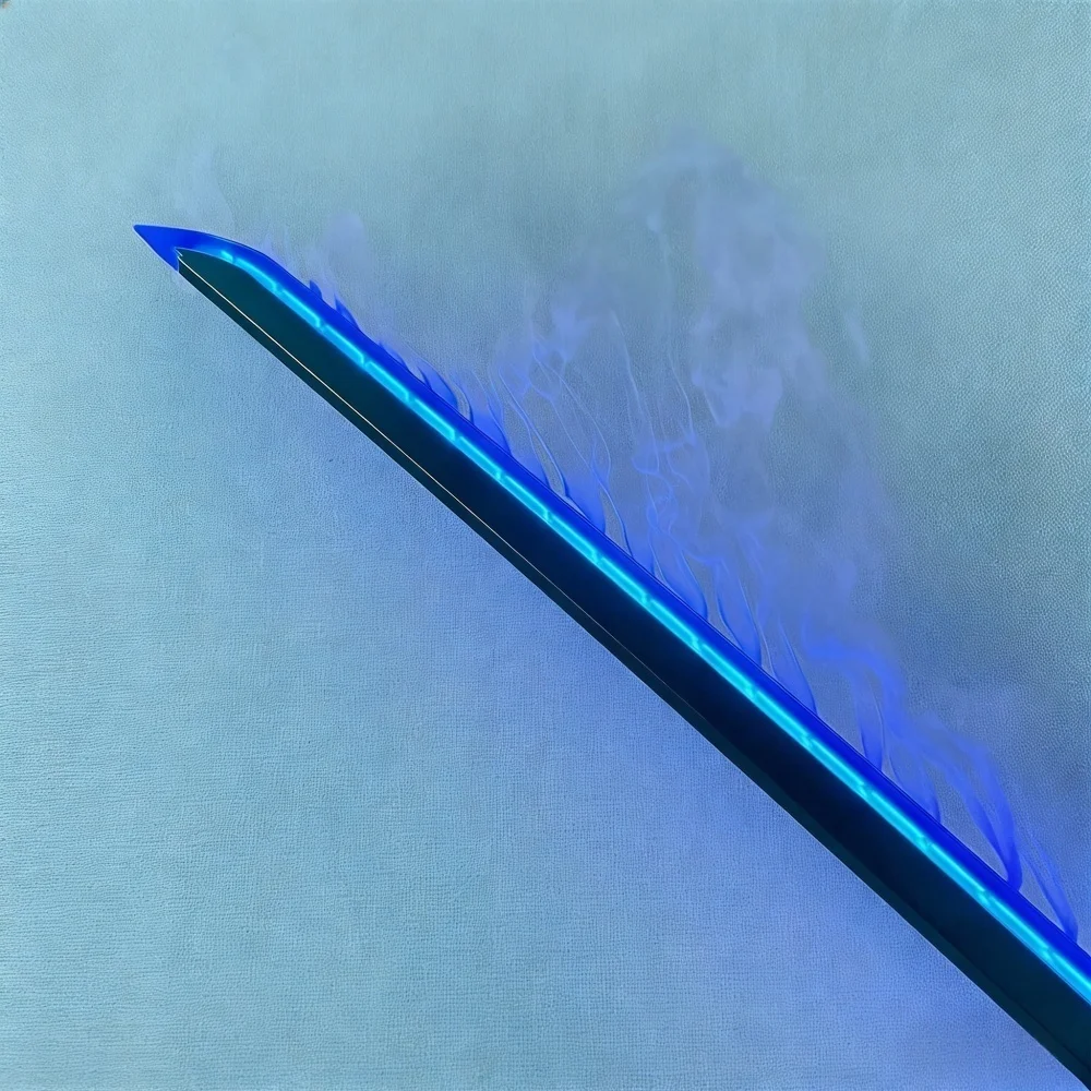 40inch Demon Slayer Tanjirou Katana Sword LED Mist Wood Vapor Original Sabre Schwert Vapour Cosplay Accessories Prop Toy Gift 40inch Demon Slayer Tanjirou Katana Sword LED Mist Wood Vapor Original Sabre Schwert Vapour Cosplay Accessories Prop Toy Gift